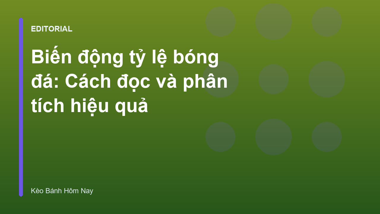 Biểu đồ minh họa biến động tỷ lệ bóng đá trên bảng kèo